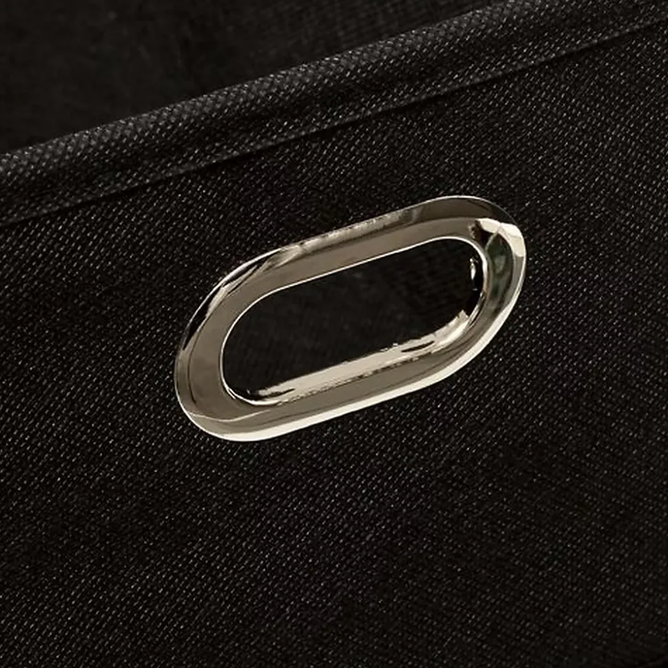 Lot de 2 Boites de rangement en tissu avec poignée