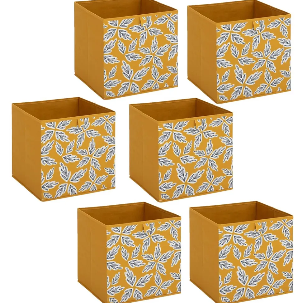 Lot de 6 boites de rangement FOLIA