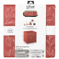 Lot de 2 boites de rangement en tissu Minimalist