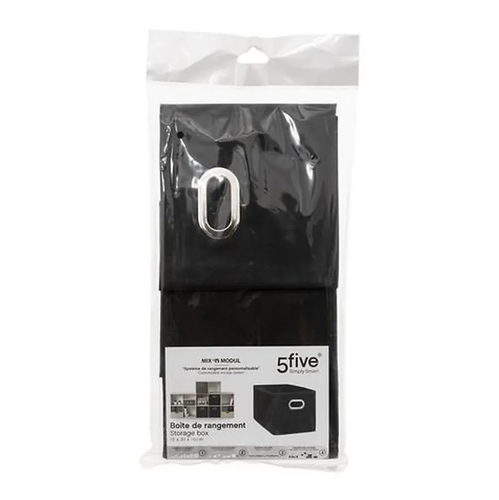Lot de 12 Boites de rangement en tissu avec poignée