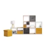 Lot de 6 boîtes de rangement en tissu MIX 'N MODUL