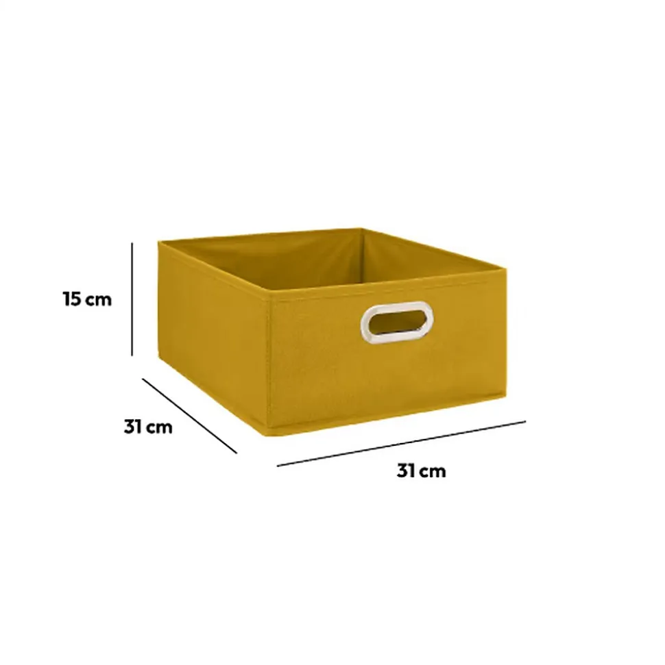Lot de 6 boîtes de rangement en tissu MIX 'N MODUL