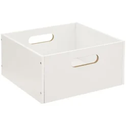 Lot de 6 Boîtes de rangement carrée en MDF