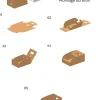 Lot de 10 boîtes de rangement Chaussures & accessoires