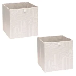 Lot de 2 boîtes de rangement ARCHE
