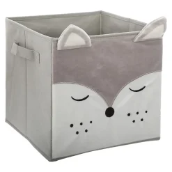 Lot de 2 Boîtes de rangement enfant design velours Douceur