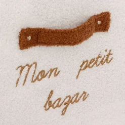 Lot de 2 boîtes de rangement en bouclette MON PETIT BAZAR