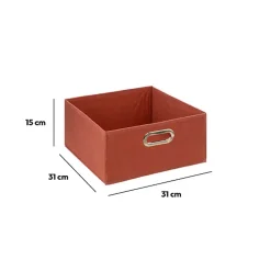 Lot de 6 boîtes de rangement en tissu MIX 'N MODUL
