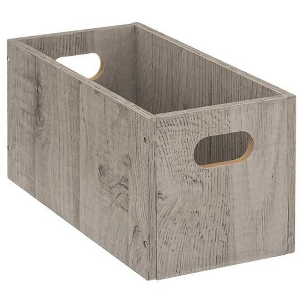 Lot de 2 Boîtes de rangement rectangulaire en MDF