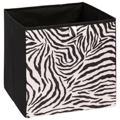 Lot de 2 boîtes de rangement ZEBRA