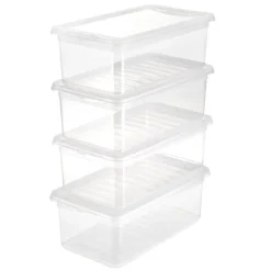 Lot de 4 boîtes pour Vêtements 5,6 litres