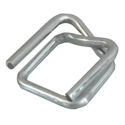 Lot de 250 Boucles pour Feuillard de cerclage 16 mm - Qualité PRO TECPLAST BC - Boucles autobloquantes en acier galvanisé