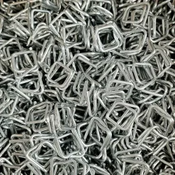 Lot de 1000 Boucles pour Feuillard de cerclage 16 mm - Qualité PRO TECPLAST BC - Boucles autobloquantes en acier galvanisé
