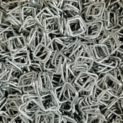 Lot de 1000 Boucles pour Feuillard de cerclage 19 mm - Qualité PRO TECPLAST BC - Boucles autobloquantes en acier galvanisé