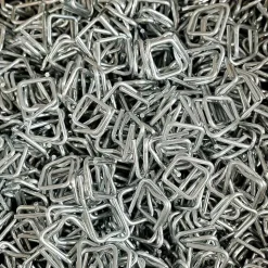 Lot de 500 Boucles pour Feuillard de cerclage 16 mm - Qualité PRO TECPLAST BC - Boucles autobloquantes en acier galvanisé