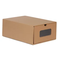 Lot de 20 cartons boites de rangement à chaussures avec tiroir