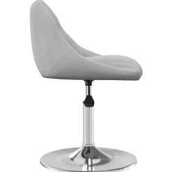 Lot de 6 chaise vidaxl interieur non pliable en plastique H. 62.5 cm gris