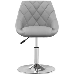 Lot de 6 chaise vidaxl interieur non pliable en plastique H. 62.5 cm gris