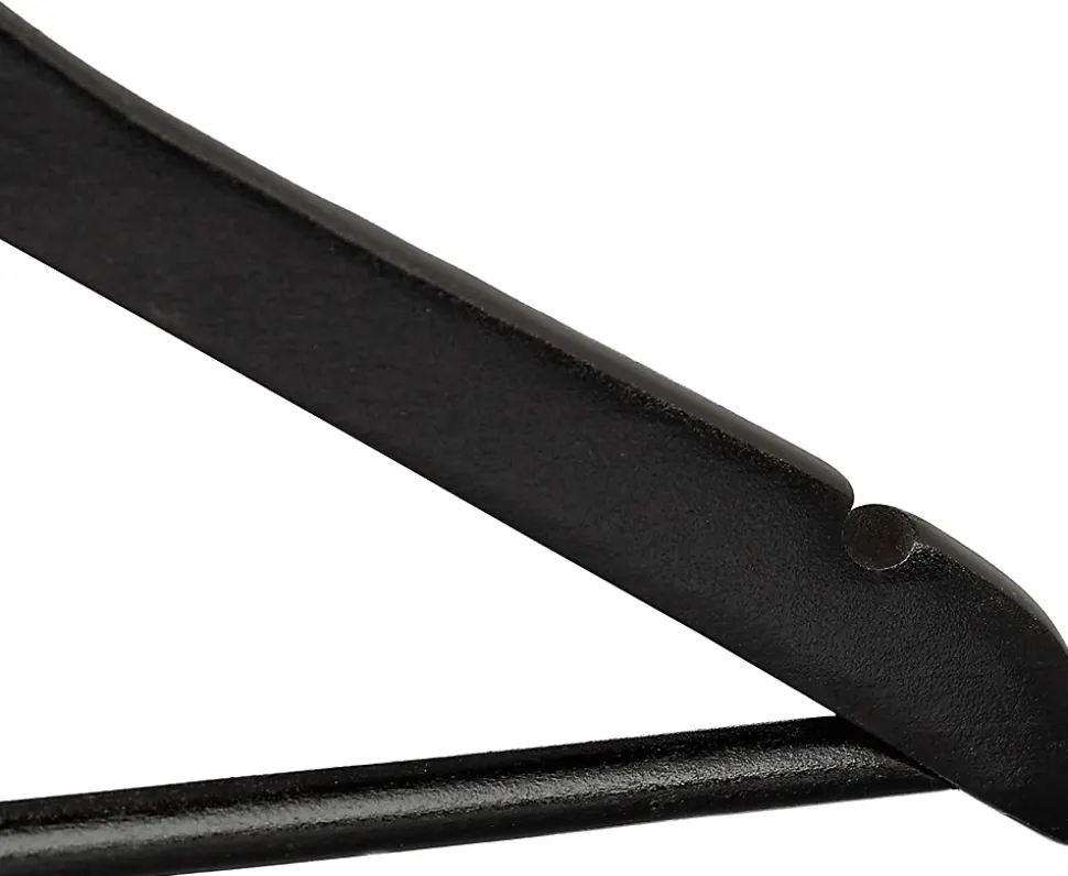 Lot de 10 cintre en bois bois noir Helloshop26