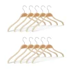 Lot de 10 cintres en bois bois Helloshop26