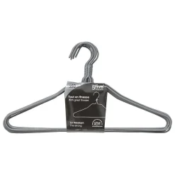 Lot de 10 Cintres en Métal Fin - Gris- 5five