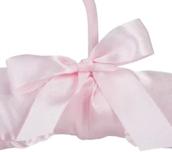 Lot de 5 cintres en satin rose Helloshop26