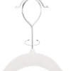 Lot de 30 cintres en velours metal blanc Helloshop26