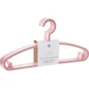 Lot de 6 cintres enfant - plastique - rose - Atmosphera