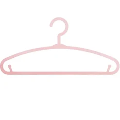Lot de 6 cintres enfant - plastique - rose - Atmosphera