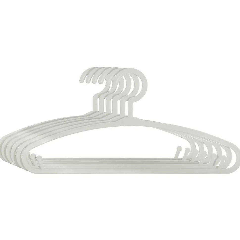 Lot de 6 cintres enfant - plastique - gris - Atmosphera