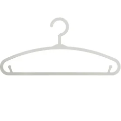 Lot de 6 cintres enfant - plastique - gris - Atmosphera
