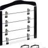 Lot de 3 cintres multiple en bois noir Helloshop26