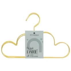 Lot de 3 cintres Nuage doré - Atmosphera