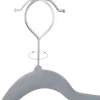 Lot de 12 cintres pinces en gris Helloshop26