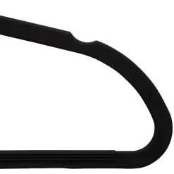 Lot de 5 cintres plastiques rubber - Gris clair- 5five