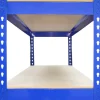 Lot de 3 Etagères Bleues en Acier 120 x 50 x 180cm - Q-Rax
