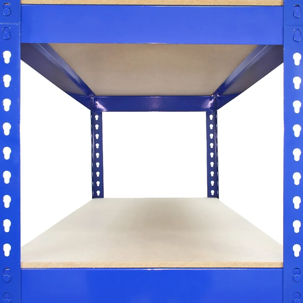 Lot de 3 Etagères Bleues en Acier 120 x 50 x 180cm - Q-Rax