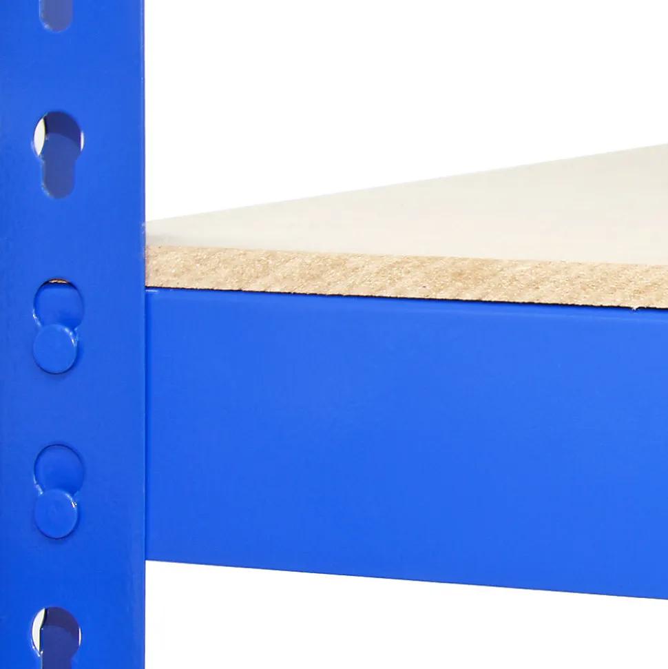 Lot de 3 Etagères Bleues en Acier 120 x 50 x 180cm - Q-Rax