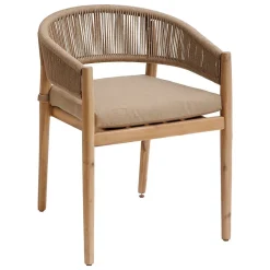 Lot de 2 fauteuils de jardin Tevio Miel - Hespéride