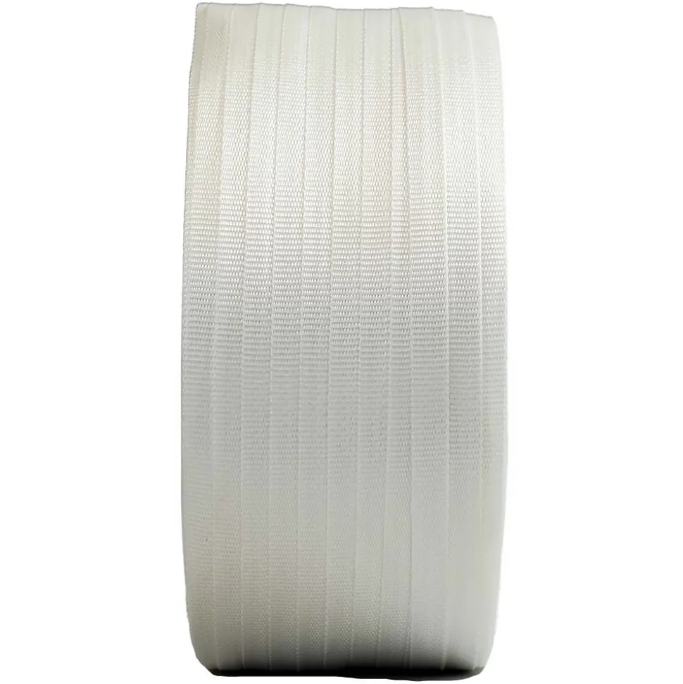 Lot de 12 Feuillards de cerclage tressés 16 mm x 850 m dont 2 OFFERTS - Feuillard Haute Résistance 450kg - TECPLAST LFT2