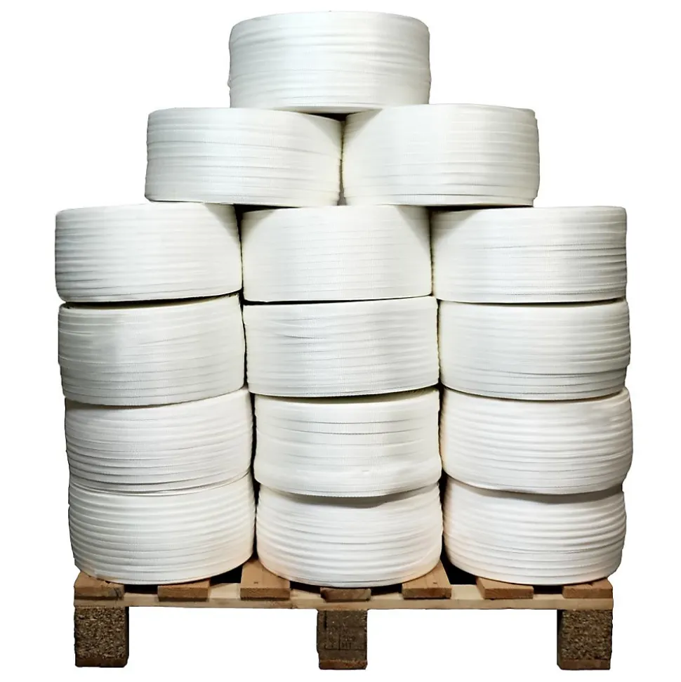Lot de 38 Feuillards de cerclage tressés 13 mm x 1100 m dont 8 OFFERTS - Feuillard Haute Résistance 350kg - TECPLAST LFT4