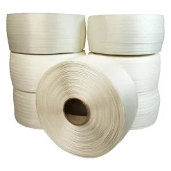 Lot de 7 Feuillards de cerclage tressés 13 mm x 1100 m dont 1 OFFERT - Feuillard Haute Résistance 350kg - TECPLAST LFT1