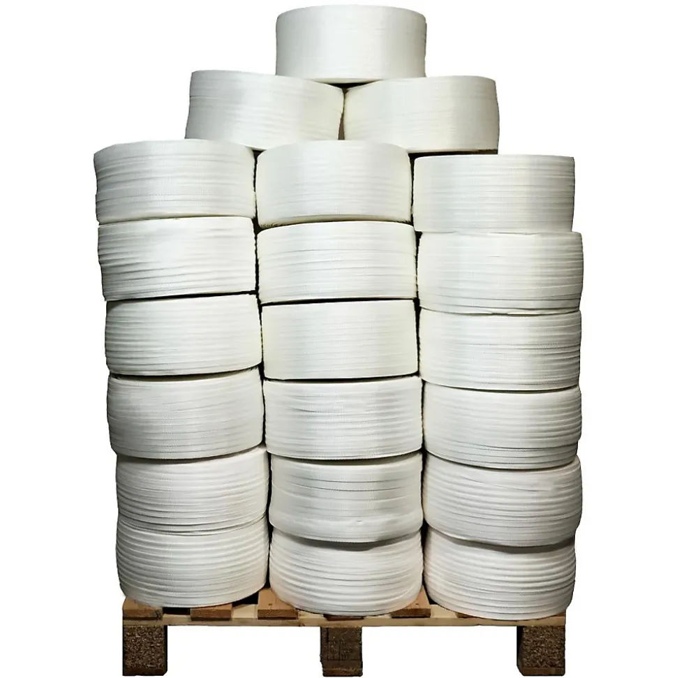 Lot de 52 Feuillards de cerclage tressés 19 mm x 500 m dont 12 OFFERTS - Feuillard Haute Résistance 750kg - TECPLAST LFT5