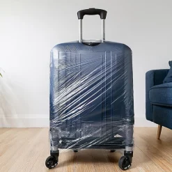 Lot de 2 Film Étirable - Poignée - 150 m - Support Palette, Valise, Ordinateur - Protection Meuble Déménagement