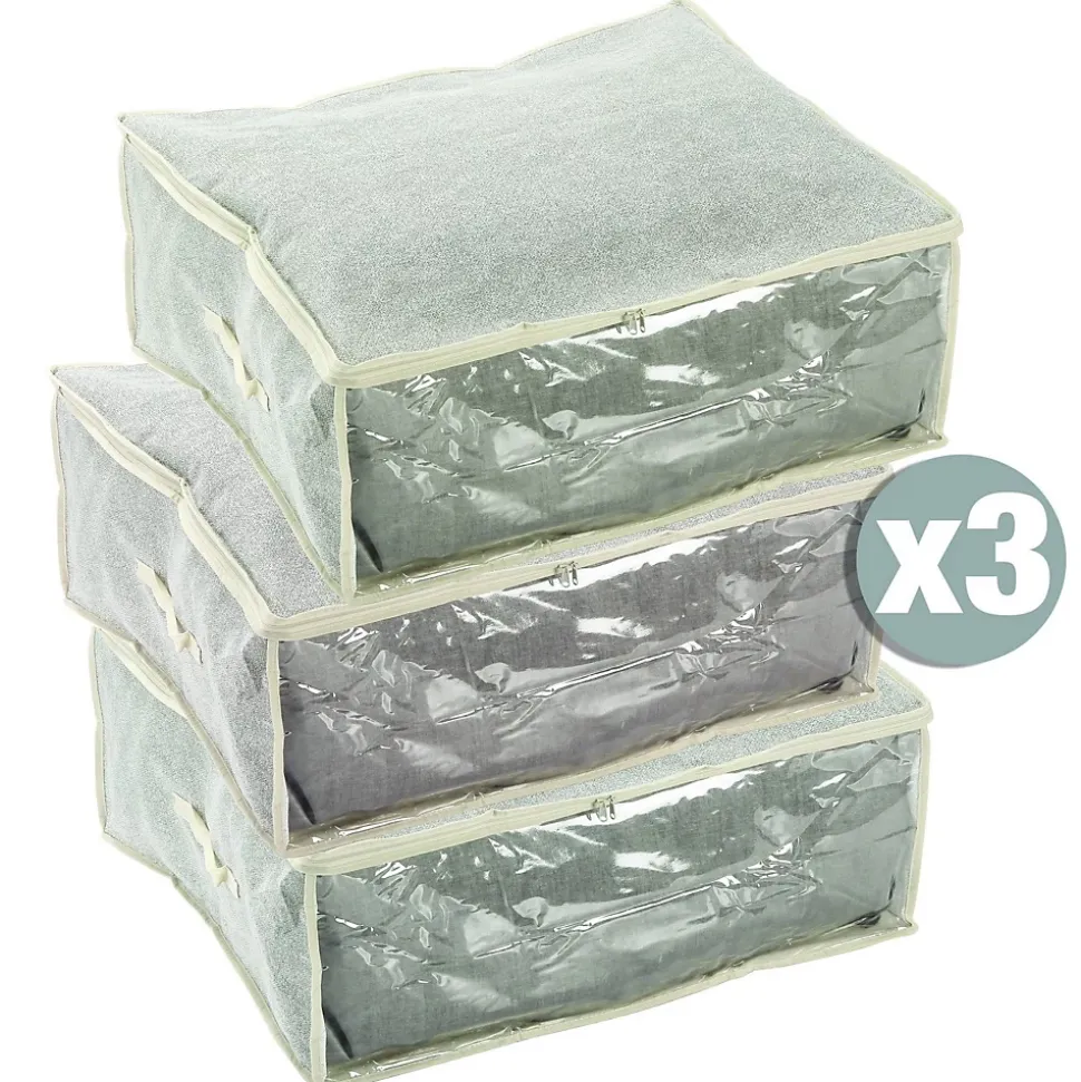 Lot de 3 housses pour couette MSV