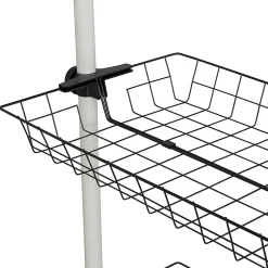 Lot de 2 Paniers de Rangement pour Porte-vêtements Portemanteau Panier, FRG34-P02, SoBuy