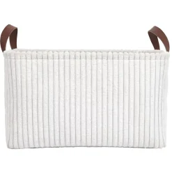 Lot de 3 paniers de rangement en tissu côtelé