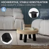 Lot de 4 pieds de table ML-Design H30 cm noir brillant inclinés 96 degrés en acier profil 8x8 cm design I
