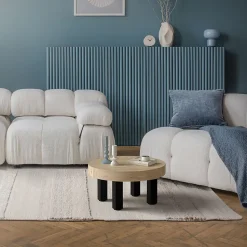 Lot de 4 pieds de table ML-Design H30 cm noir brillant en acier profil carré 8x8 cm I-design