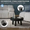 Lot de 4 pieds de table ML-Design H30 cm gris foncé inclinés 96 degrés en acier profil 8x8 cm design I